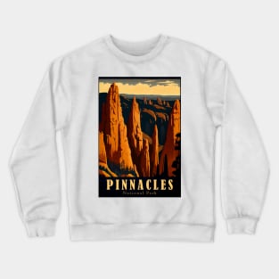 Pinnacles National Park Travel Poster Crewneck Sweatshirt